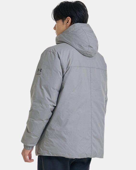 남성 ColdGear® Infrared 라이트웨이트 다운 재킷 in Gray image number 1